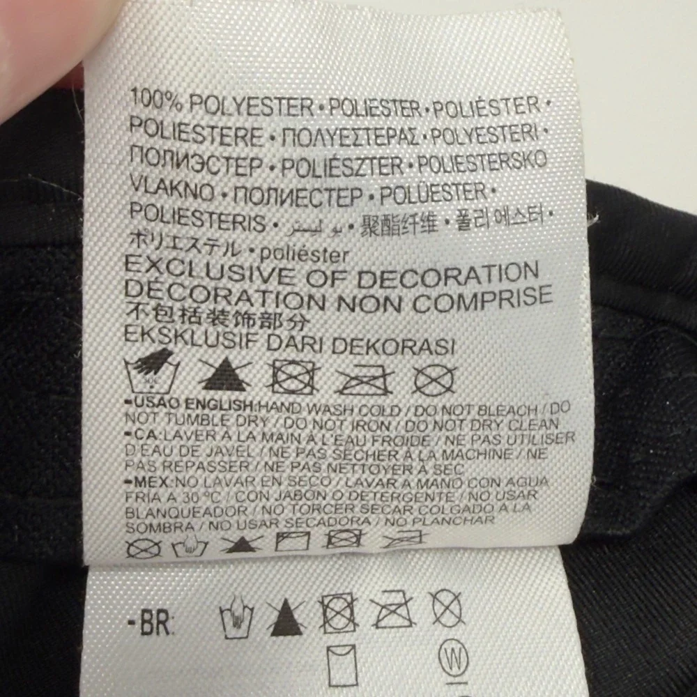 Nike Infant Size Featherlight Dri-Fit‎ Hat Cap Black Adjustable Logo